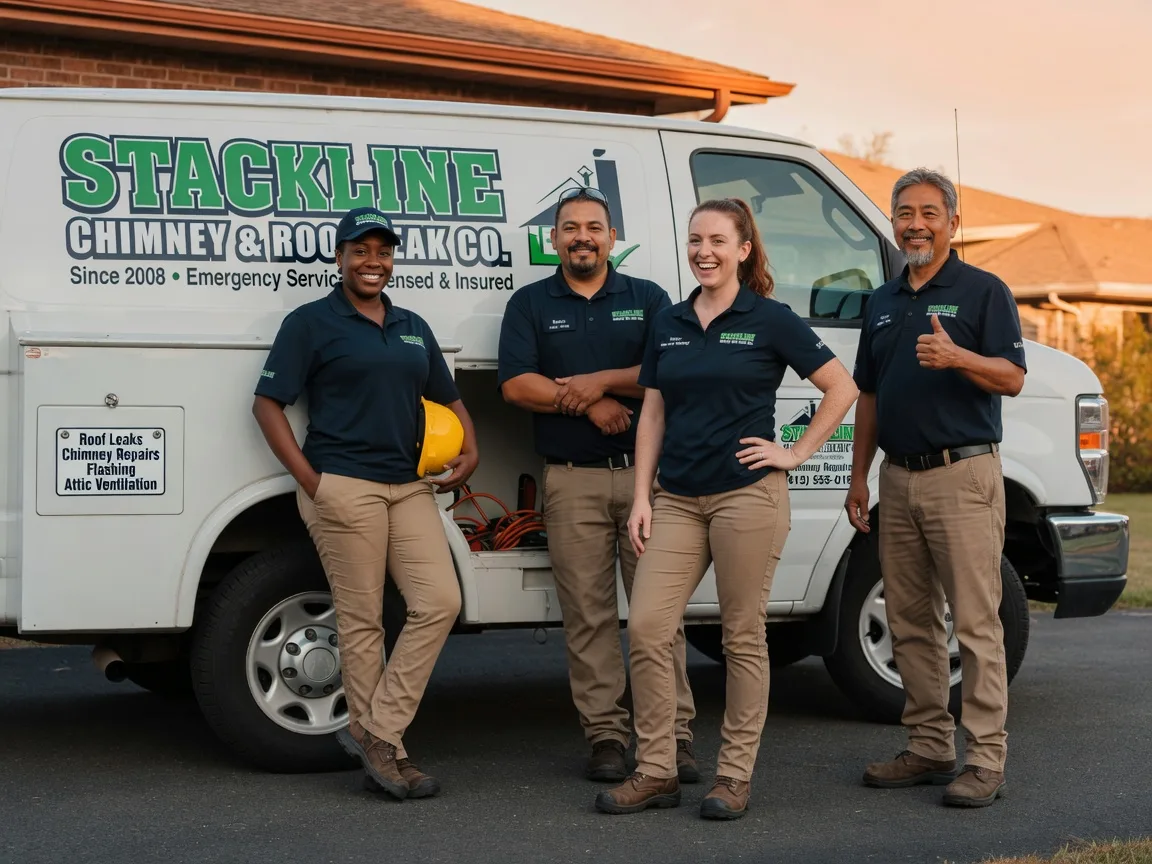 Chimney flashing repair company in Vaughn, MT